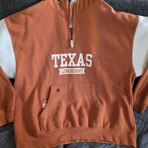 Texas Longhorns Burnt Orange Quarter-Zip Sweatshirt
